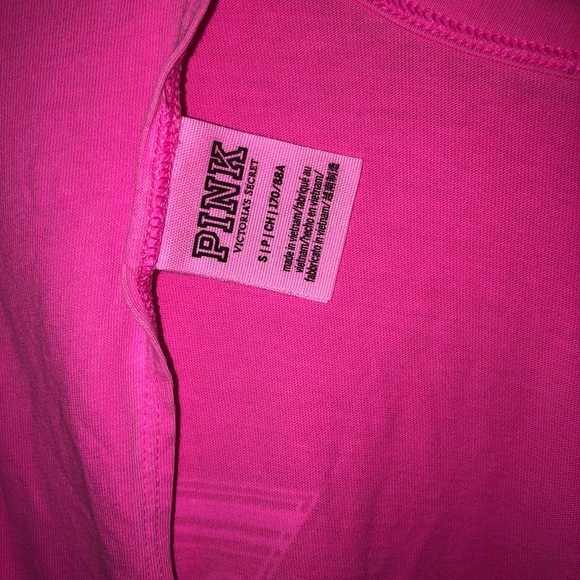 Victoria Secret PINK Size Small Pink Long Sleeve - Picture 7 of 8
